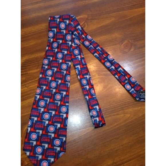 Eagles Wings Other - Chicago Cubs Logo Silk Necktie Tie Eagle Necktie Eagles Wings Sports
